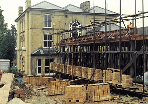 1987 - building works on Brachers new Somerfield House office in Maidstone