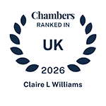 Chambers 2026 – Claire Williams