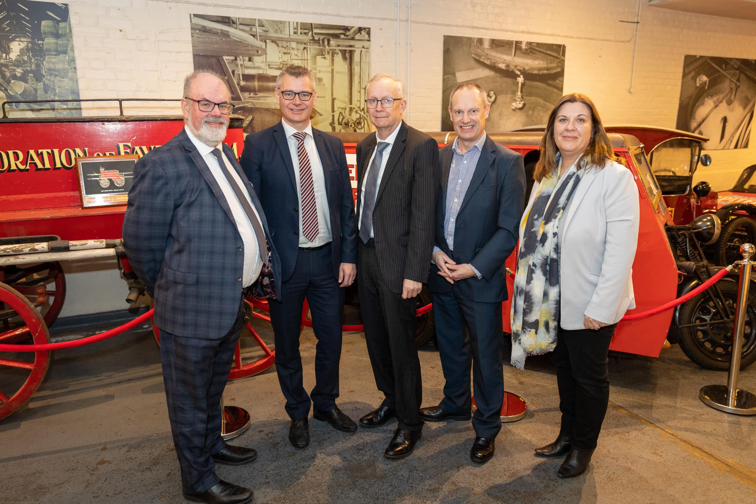 Graham Mitchell, Finance Director, Caxtons; Lee May, Partner (Commercial Property), Brachers; Phil Eckersley, Agent, South East and East Anglia Agency, Bank of England; Simon Crookston, Head of Corporate Tax, Crowe; Sarah Gaines, Partner and Head of Commercial Property, Brachers.