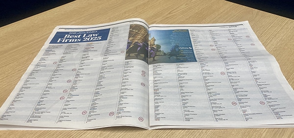 The Times - Top Law Firms 2025