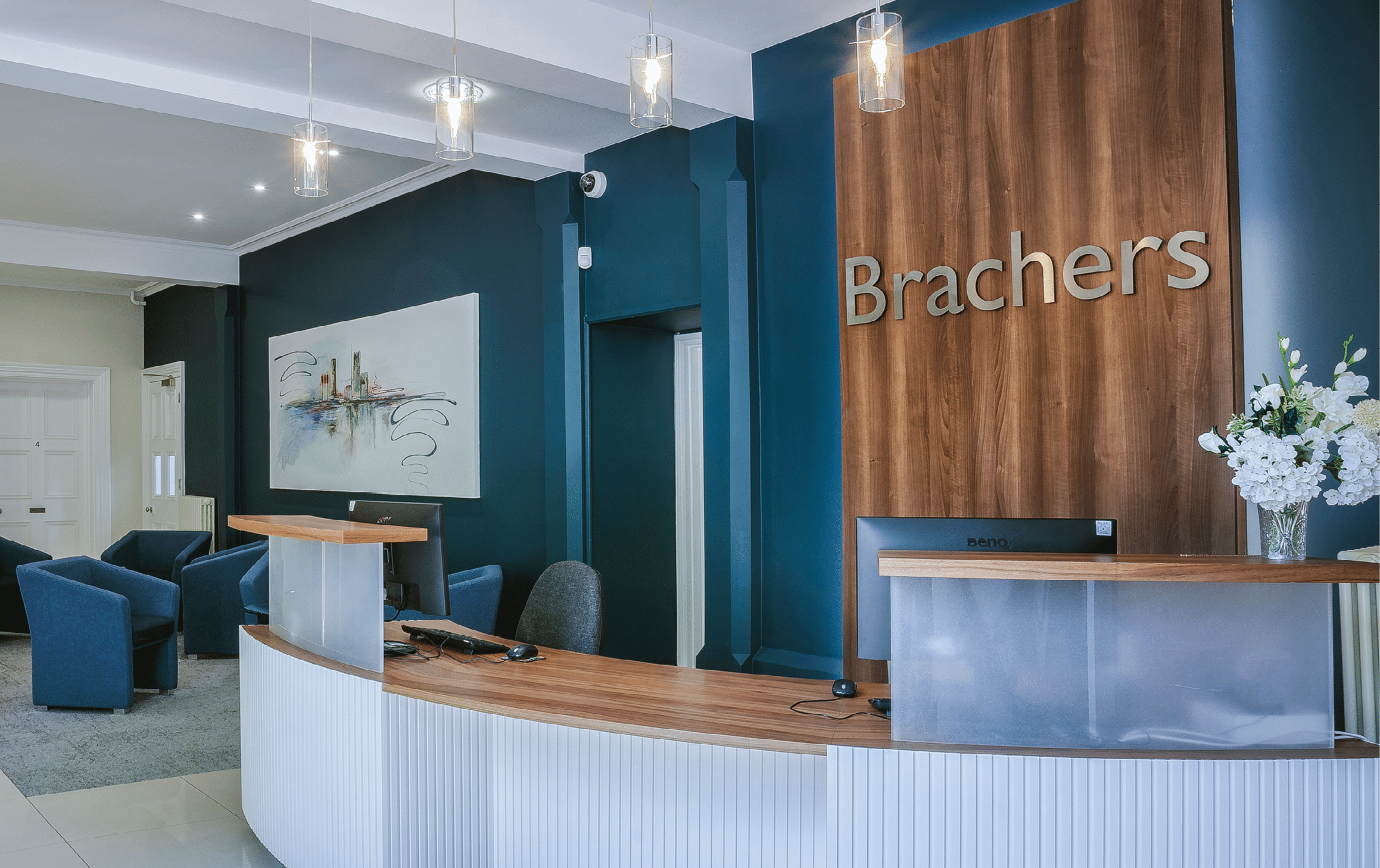 Brachers reception area in Maidstone
