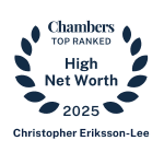 Chambers Top Ranked – High Net Worth 2025 Christopher Eriksson-Lee