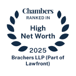 Ranked in Chambers High Net Worth 2025 guide