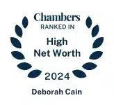 Chambers Top Ranked – High Net Worth 2024 Deborah Cain