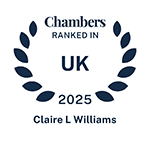 Chambers 2025 – Claire Williams