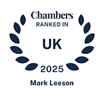 Chambers 2025 – Mark Leeson