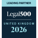 Legal 500 – Leading Partner 2026