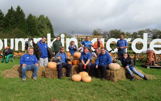 Trainees at Spadework, Brachers' charity of the year 2020-21