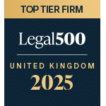 Legal 500 2025 Top Tier Firm